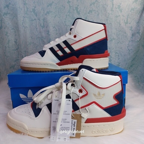 0050 adidas Originals Forum Exhibit Mid Shoes Men\'s sz 7 main image 11